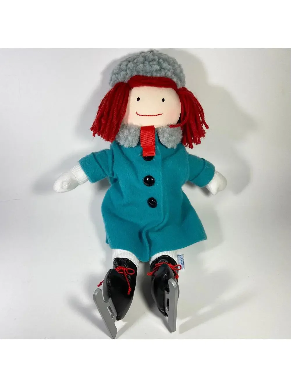 15” 1990 Eden Madeleine Madeline Ice Skating Plush Doll